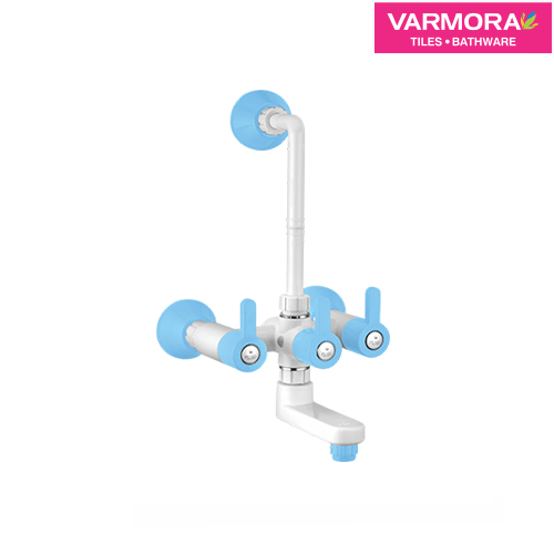 Wall mixer with provison for overhead shower