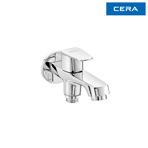 Cera ‎F1020163 2- way bib cock with single handle and wall flange