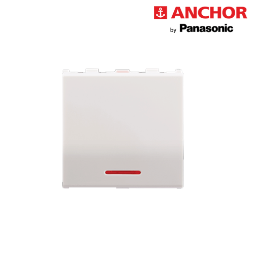 2M 10A 1way Switch with Ind 66211 ( WHITE)