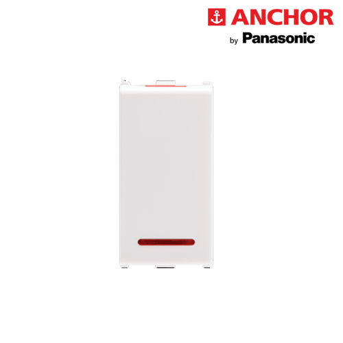 1M 10A 1way Switch with Ind 66111 ( WHITE)