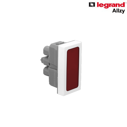 Legrand Allzy WT 1M Indicator Switch Red -  681138