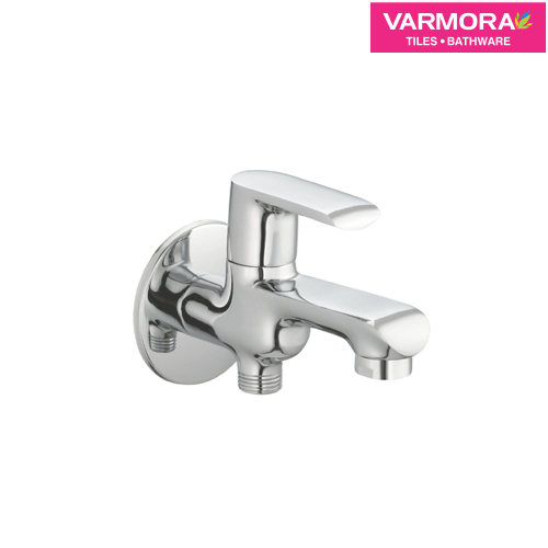 2 in 1 Tap 2Way BIB Cock with Wall Flange - FF18005